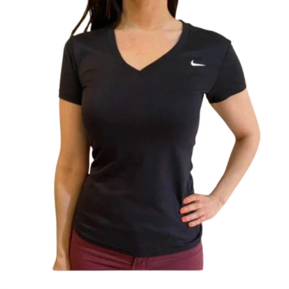 Nike top new athletic black tee xs Dri-Fit